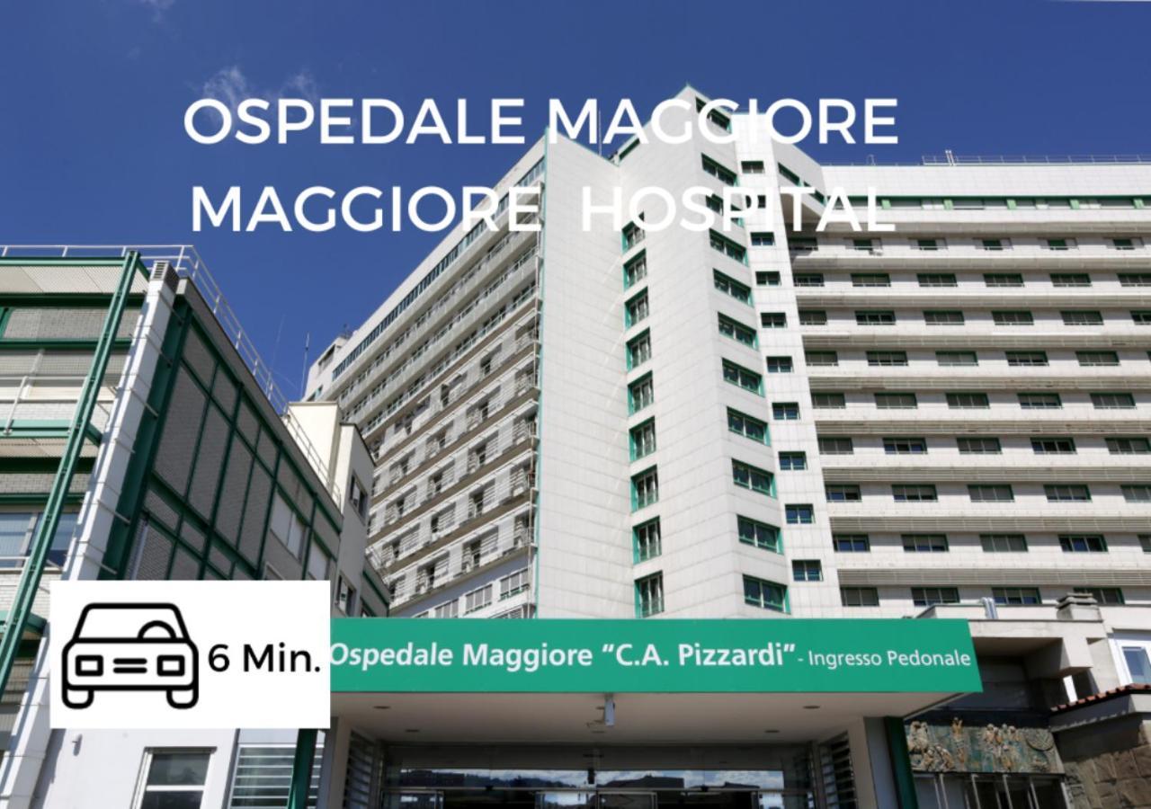 Ferienwohnung Sky Loft Airport - Modern Apt 1St Floor Bologna Exterior foto